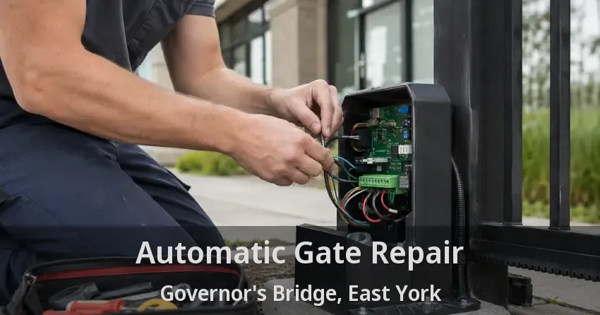 Automatic Gate Repair Governor's Bridge, East York - ON
