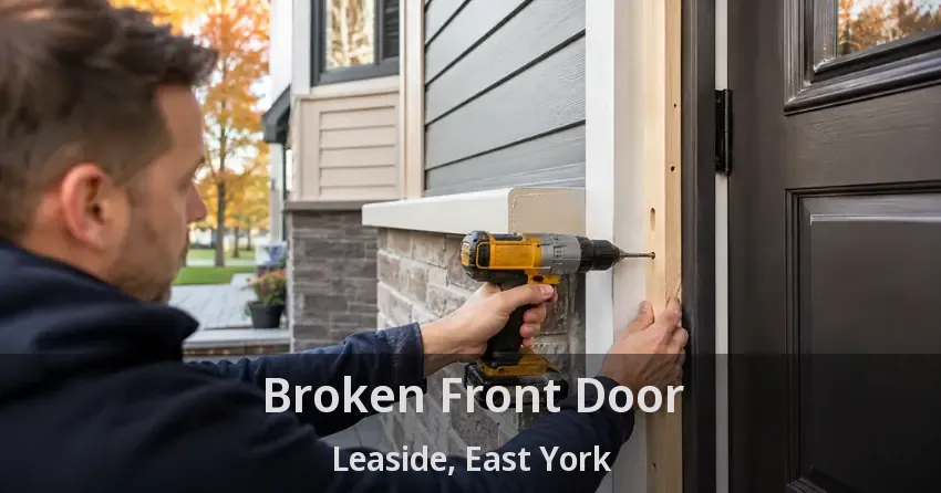Broken Front Door Leaside, East York - ON