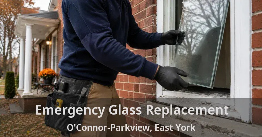 Emergency Glass Replacement O'Connor-Parkview, East York - ON