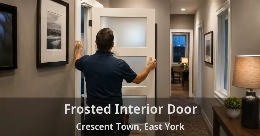 Frosted Interior Door Crescent Town, East York - ON