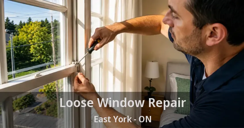 Loose Window Repair East York - ON