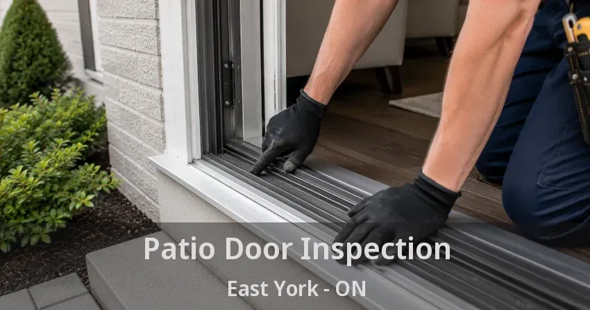 Patio Door Inspection East York - ON