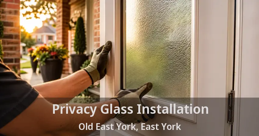 Privacy Glass Installation Old East York, East York - ON