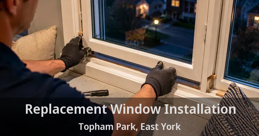 Replacement Window Installation Topham Park, East York - ON