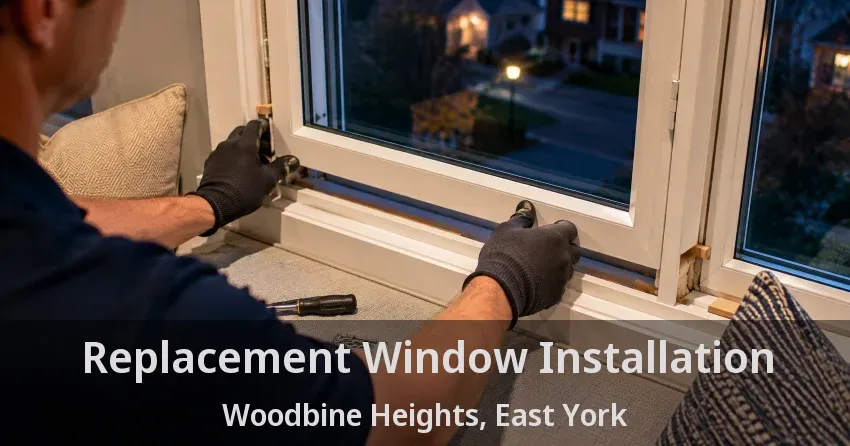 Replacement Window Installation Woodbine Heights, East York - ON