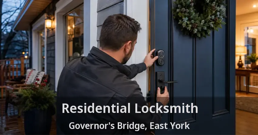 Residential Locksmith Governor's Bridge, East York - ON
