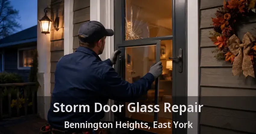Storm Door Glass Repair Bennington Heights, East York - ON