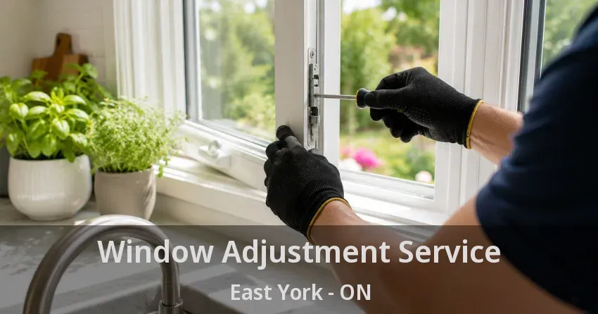 Window Adjustment Service East York - ON