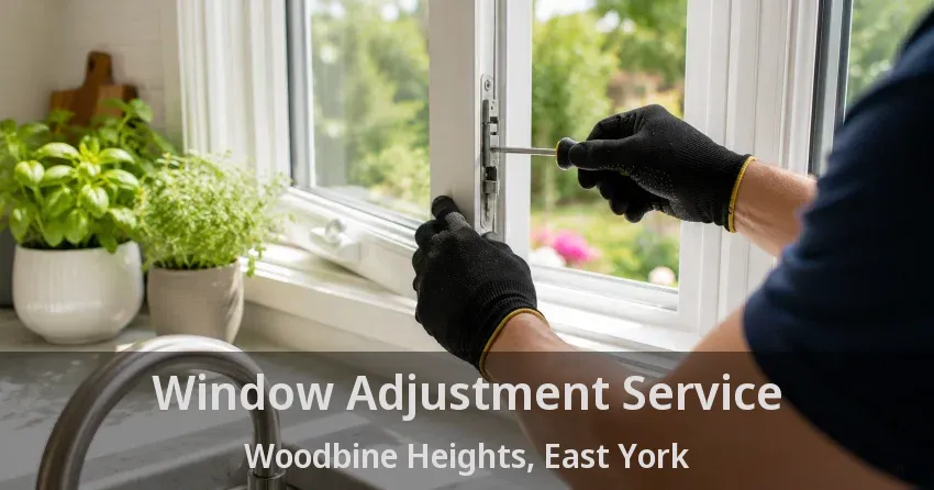 Window Adjustment Service Woodbine Heights, East York - ON