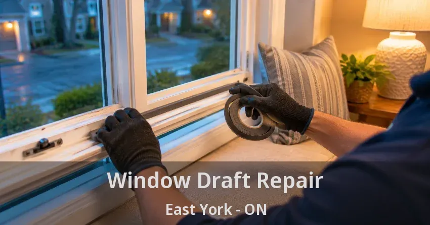 Window Draft Repair East York - ON