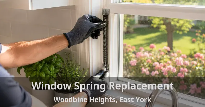 Window Spring Replacement Woodbine Heights, East York - ON