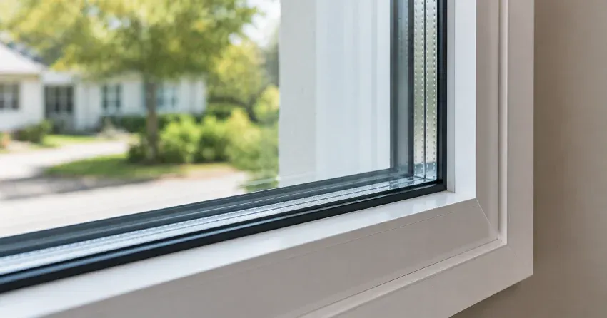 technician replacing window weatherstripping in Leaside, East York home