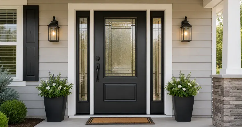 full door replacement installation in Bennington Heights, East York
