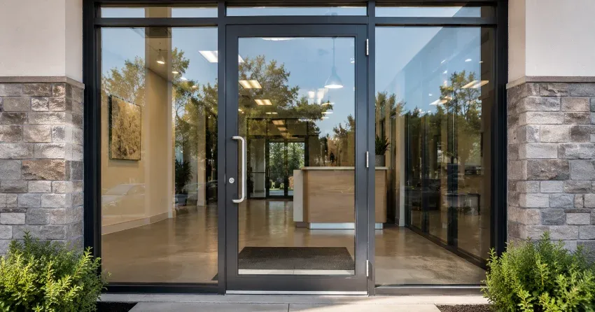 glass door installation sliding patio door in Thorncliffe Park, East York