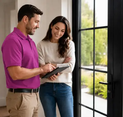 Bright living space with new windows by Windows & Doors East York